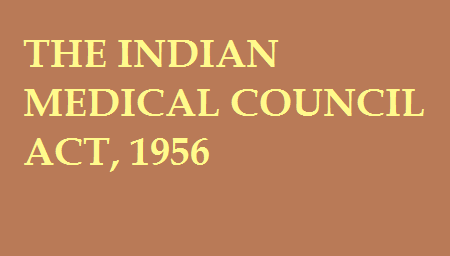 Indian Medical Council Act 1956