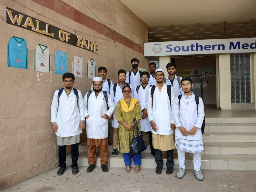 Indian Students in Southern Medical College 2021 Batch